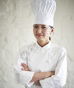 厨师肖像的女人图片