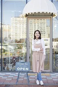 秘书负责人成年女子花店年轻女子韩国人图片
