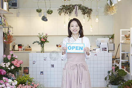 青年评价在内花店年轻女子韩国人图片