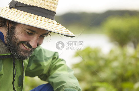 外国人体验农业种植图片