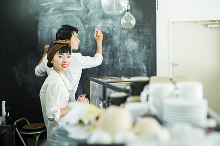 留白拥有者午餐嫁给了一家咖啡馆的食品企业图片