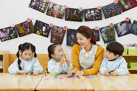 学校篮子神谕幼儿园孩子老师韩语图片