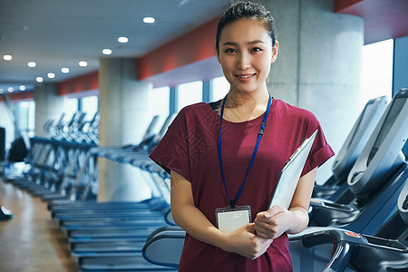 健身教练女人图片