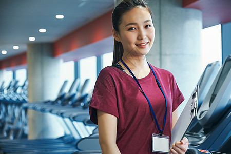 健身教练女人图片