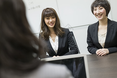 会议职场女性面试形象图片