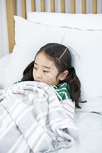 卧室考试生活疼痛寒冷儿童韩语图片