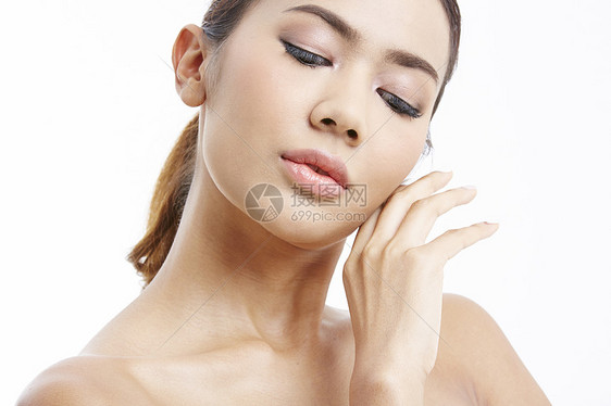 表情透明医疗保健亚洲女美容系列图片