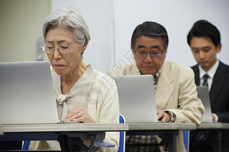 笔记本学习便携电脑高级参加讲座图片