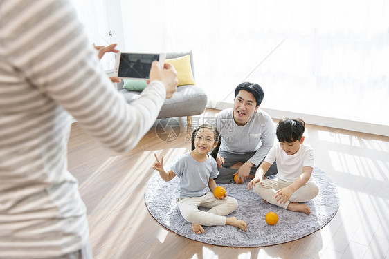 尖头快乐的智能手机家生活家庭韩语图片