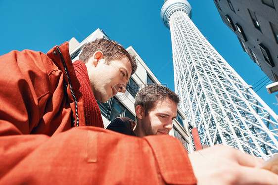 东京的外国游客图片