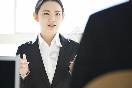 女孩女人物女商人面试图片