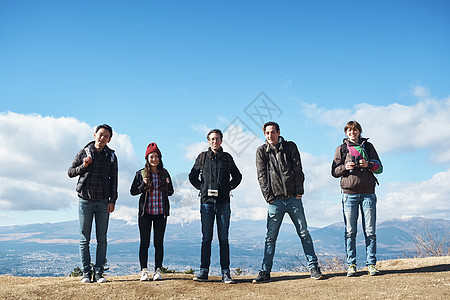 营地女士们景点fujisanforeignerportrait图片