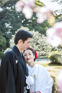 日本服饰情侣写真图片