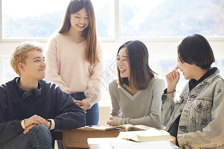 日本大学大学生课堂讨论背景