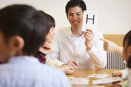 男人们幼儿园儿童女士儿童英语课堂图片