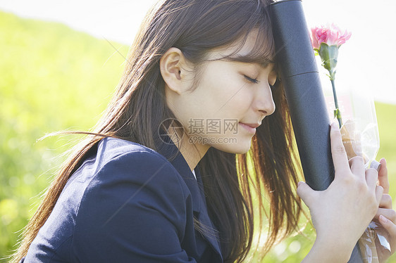 高中制服女学生图片