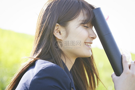 高中制服女学生图片