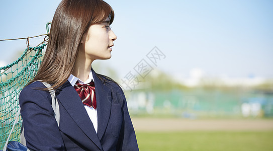 高中制服女学生图片