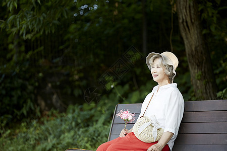 分钟放松考试生活女人老人韩国人图片