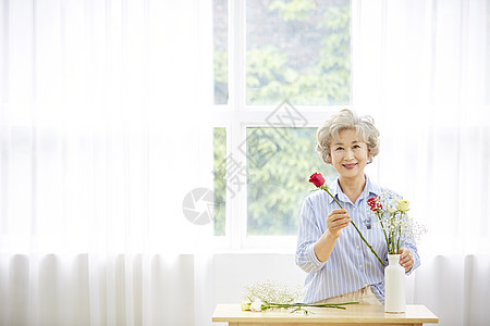 店员拇指嗜好生活女人老人韩国人图片