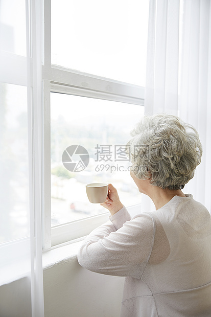 食物饮酒住房生活女人老人韩国人图片