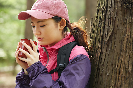 清澈人物打碎女户外休闲图片