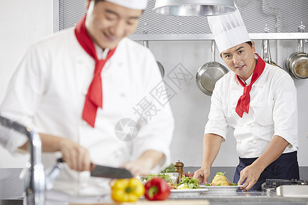 非常小成人快乐厨师伙计韩国人图片