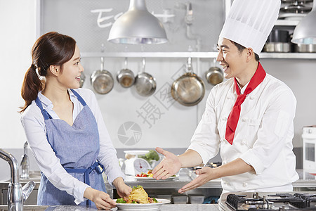 厨房在一起看门人烹饪课厨师韩语图片