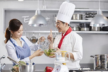 30岁毒蛇灯烹饪课厨师韩语图片