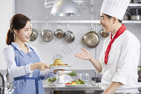迷笛在内意大利菜烹饪课厨师韩语图片