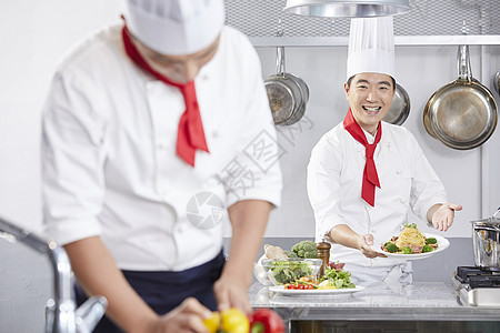 台湾食物文化盯着看唐尼厨师伙计韩国人背景