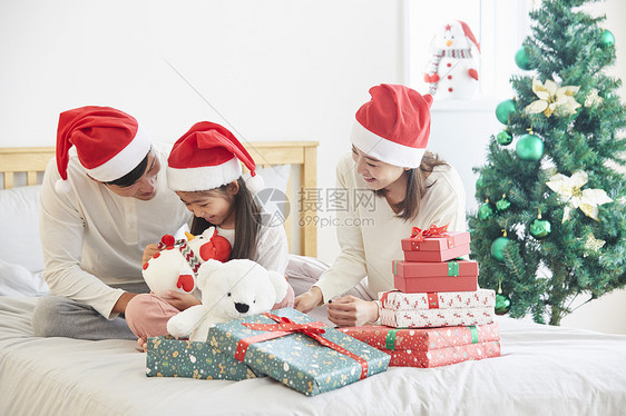 一家人一起过圣诞节图片