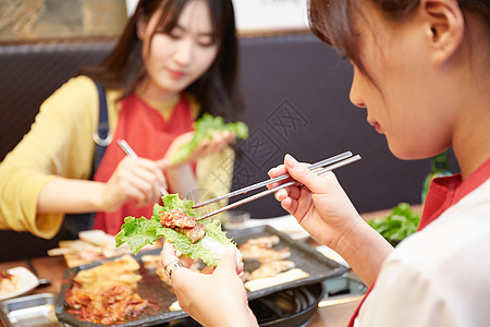 午餐韩式亚洲人韩国女孩旅行韩国食品图片