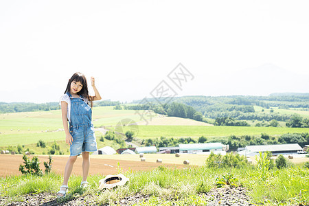 生活家庭旅行人类北海道景观和女孩图片