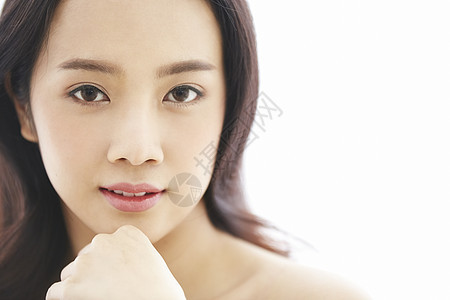 亚洲女性皮肤保湿美容图片