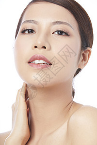 亚洲女性美容美妆面部展示图片