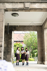 欢闹能源高中女生女学生札幌学校旅行札幌市博物馆图片
