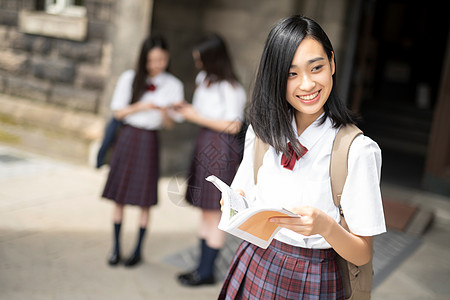 夏可爱乐趣女学生札幌学校旅行札幌市博物馆图片