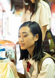 旅途人物集市女学生札幌学校之旅图片