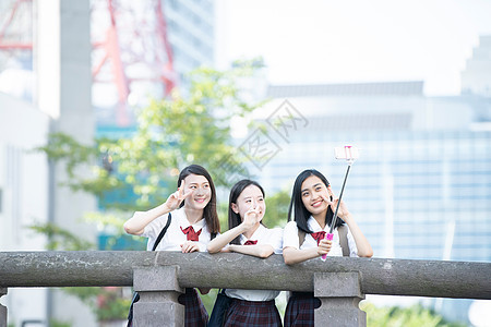 亲密朋友札幌电视塔家庭女学生札幌学校之旅图片