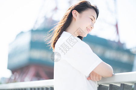 女孩有趣生机勃勃女学生札幌学校之旅图片