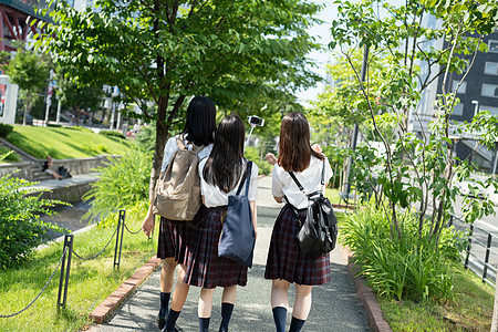 佣人小姑娘旅行者女学生札幌学校之旅图片