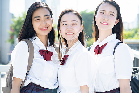 学校女孩高中肖像图片