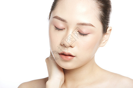 女性脸部保养护肤图片