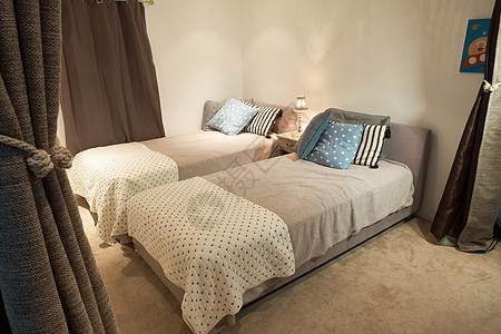 温暖生活资料舒适时尚的卧室图片
