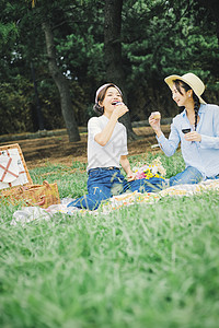 篮子食物人类野餐女朋友图片