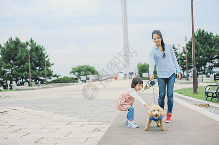 双人妈妈女生狗和osanpo图像图片