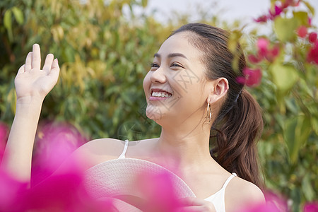 性感美女度假形象图片