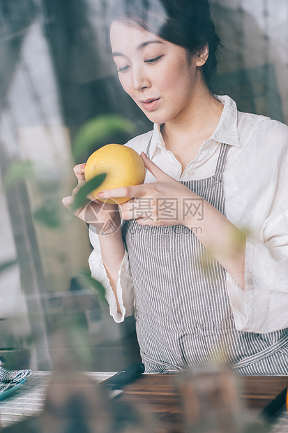 生命橘子新鲜女生活美食图片