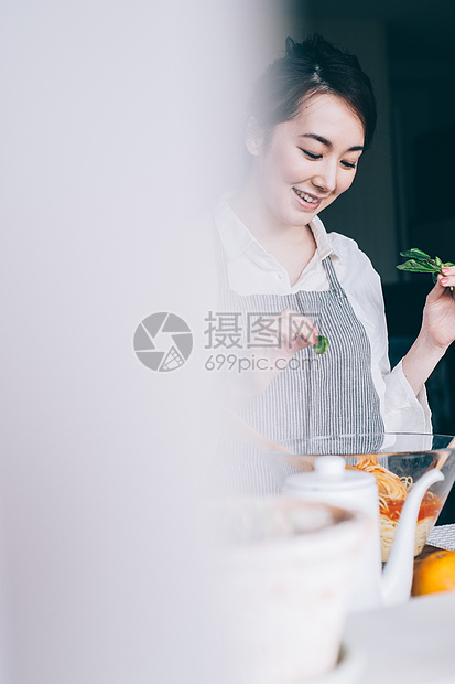 水稻草本的米女生活美食图片